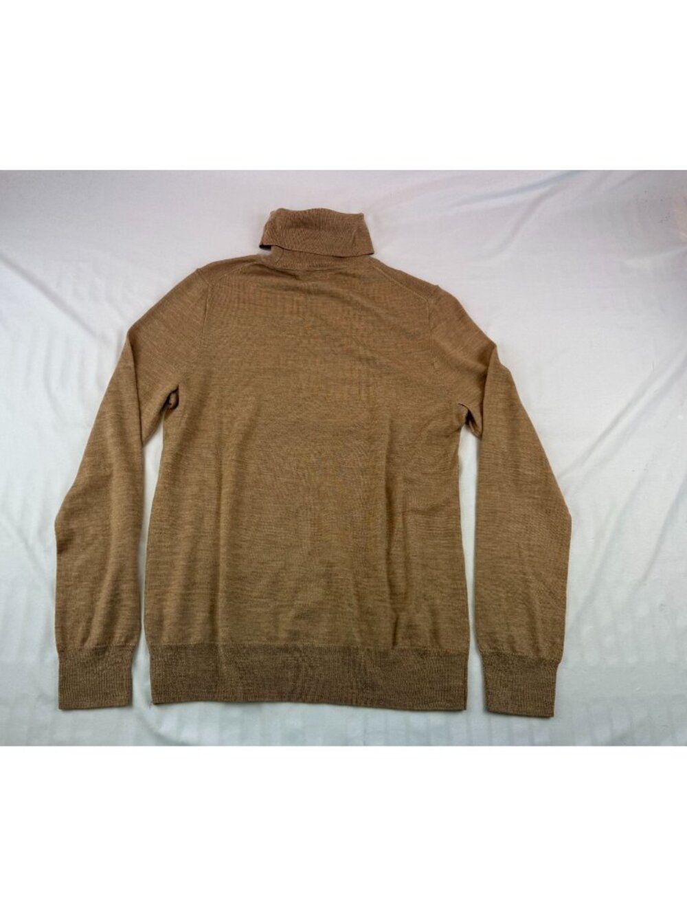 NWT J.CREW Turtleneck sweater in Merino Wool Blend Size Medium Brown